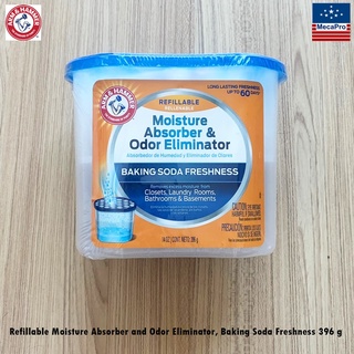 Arm &amp; Hammer® Refillable Moisture Absorber and Odor Eliminator, Baking Soda Freshness 396 g ผลิตภัณฑ์ดูดความชื้น