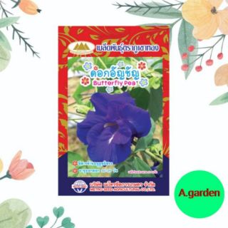 เมล็ดพันธุ์ดอกอัญชัญ (Butterfly Pea) แพ็ค 10 ซอง