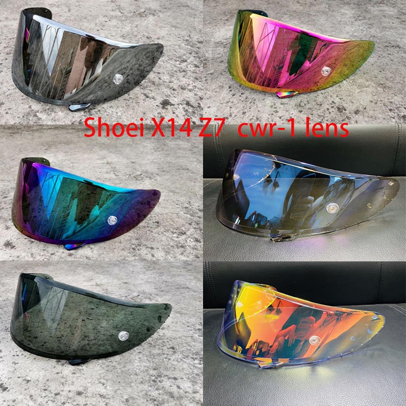 Shoei X14 Z7 ที่บังแดดเลนส์ Z-7 CWR-1 RF-1200 X-spirit REVO30 หมวกกันน็อค ป้องกันใบหน้า ป้องกันรังสียูวี หมวกกันน็อค