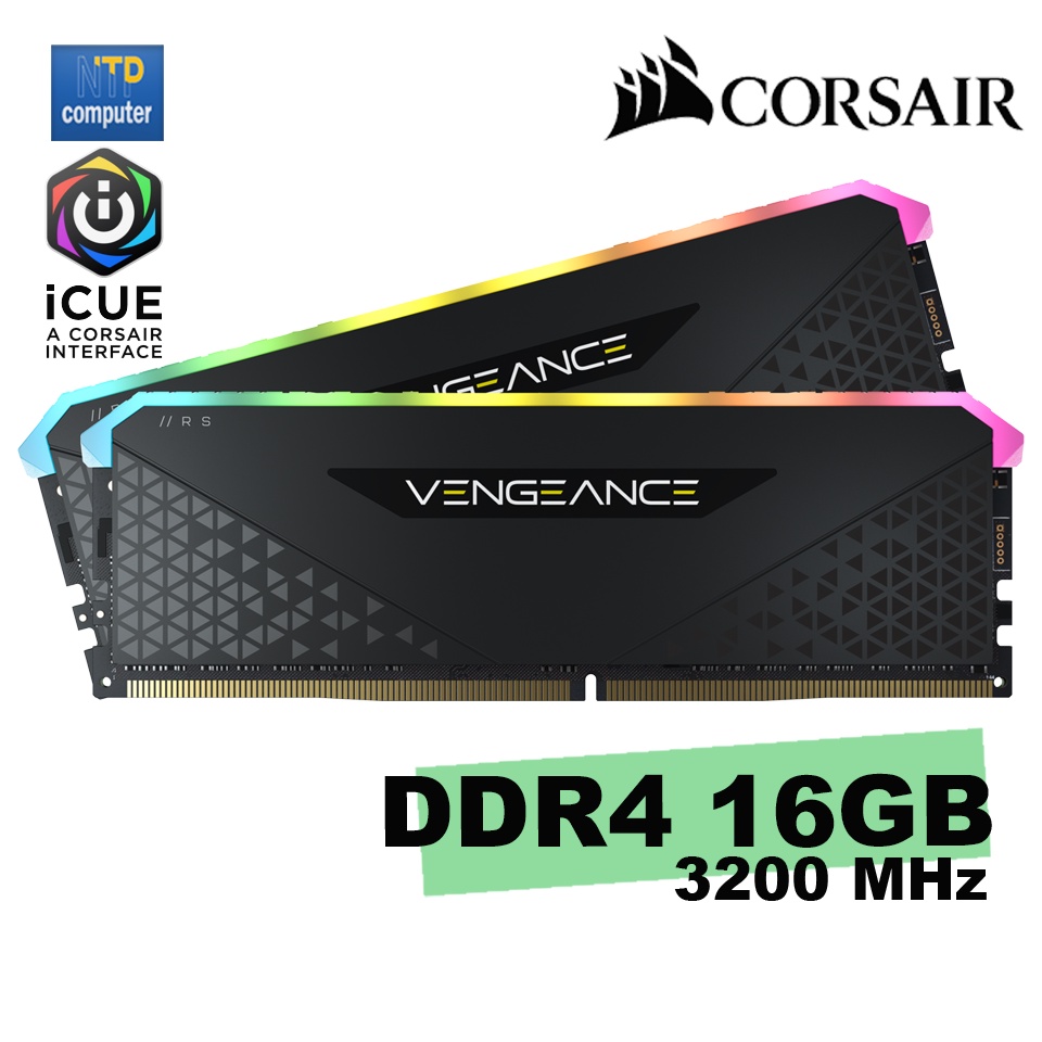 แรม 32GB 3600Mhz / 16GB 3200Mhz Corsair Vengeance RGB PRO RS RAM DDR4 ของใหม่