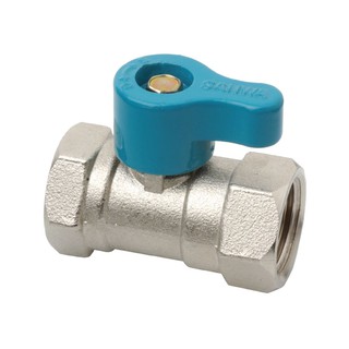 Mini ball valve FEMALE/ FEMALE 1/2" BRASS FEMALE/ FEMALE MINI BALL VALVE Water valve Water supply system มินิบอลวาล์ว มิ