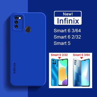 เคสซิลิโคนนิ่ม ป้องกันกล้อง แบบเต็ม สําหรับ Infinix Smart 5 6 Plus