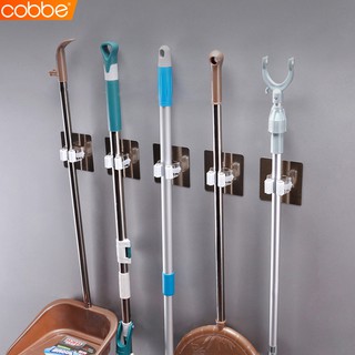 Cobbe ที่หนีบไม้กวาด ตัวหนีบติดผนัง ที่หนีบติดผนัง ที่แขวนติ…