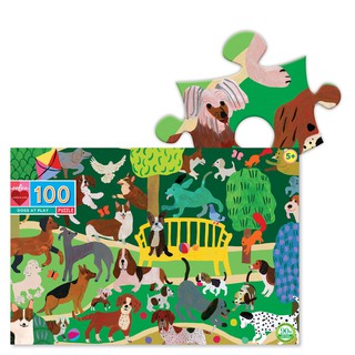 eeboo Dogs at Play 100 Pc Puzzle จิ๊กซอว์รูปสุนัขแบบ 100 ชิ้น