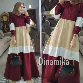 Dynamika MAXI IK Material MANGGO CRAPE KANCING Life BUSUI FRIENDLY Get Gamis (ไม่รวม HIJAB) ชุดเดรส เสื้อคลุมมุสลิม ล่าสุด 2022