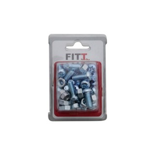 สกรูเกลียวมิลน็อต JP 8X25MM 25ตัว | FITT | 8855952007605 สกรู, น๊อต อุปกรณ์ยึดติด ต่อเติมซ่อมแซมบ้าน สกรูเกลียวมิลน็อต J