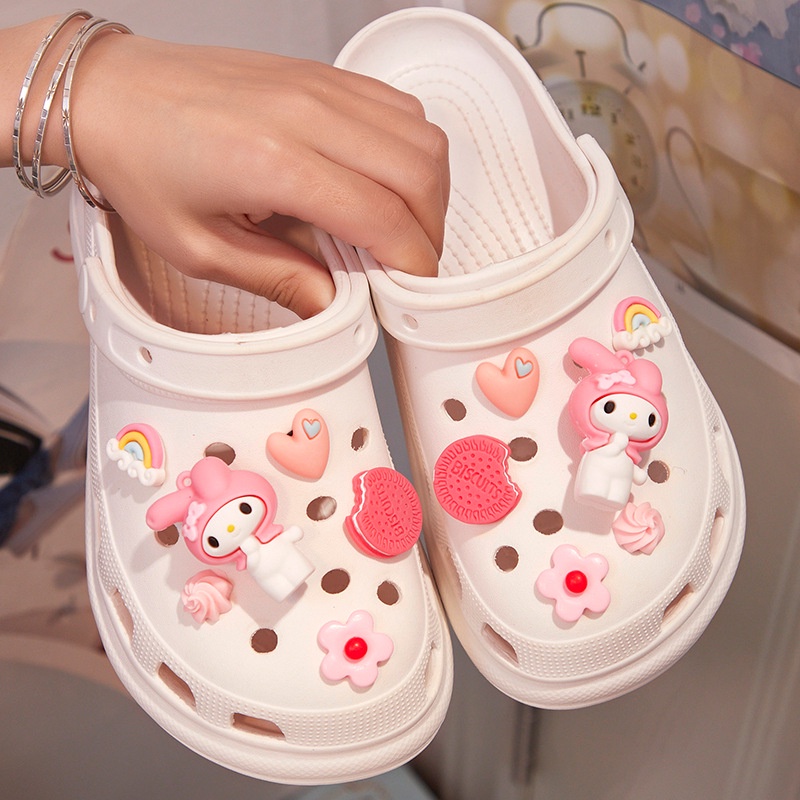 JIBBITZ Crocs charms ตัวติดรองเท้า KulomiCinnamon ตัวติดรองเท้า Crocs