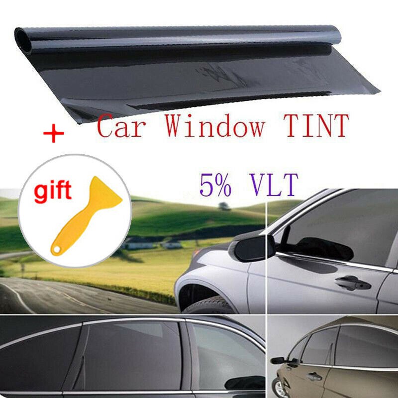 Dark 15 Carbon Charcoal Black Window Tint Film X 25 Ft Professional Grade Auto Parts Accessories Auto Parts And Vehicles