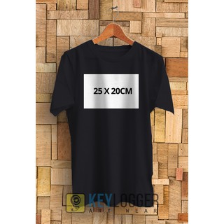 เสื้อยืด พิมพ์ลาย แบบเต็มตัว ขนาด 25x20 ซม.