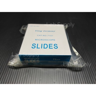 Microscope Slides, กระจกสไลด์ (72 ชิ้น/กล่อง)