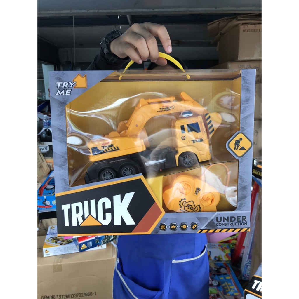 fujitoys.shop YN888-68A ของเล่นเด็กรถก่อสร้างบังคับรีโมท คันละ