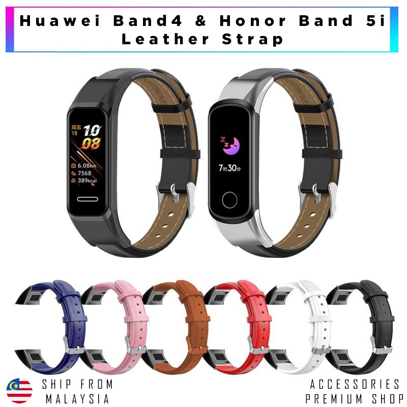 - Huawei band 4 / Honor band 5i สายหนัง สายรัดข้อมือแฟชั่น สําหรับผู้ชายและผู้หญิง
