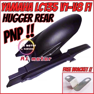 Pnp LC135 V1 V2 V3 V4 V5 V6 V7 V8 FI ที่กอดด้านหลัง YAMAHA LC INNER MANGAT MUDGUARD MONOSHOCK COVER SET RANTAI CHAIN เคสโซ่