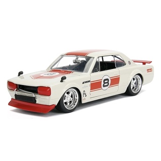 โมเดลรถเหล็ก 1/24 1971 Nissan Skyline GT-R (KPGC10) [JADA]