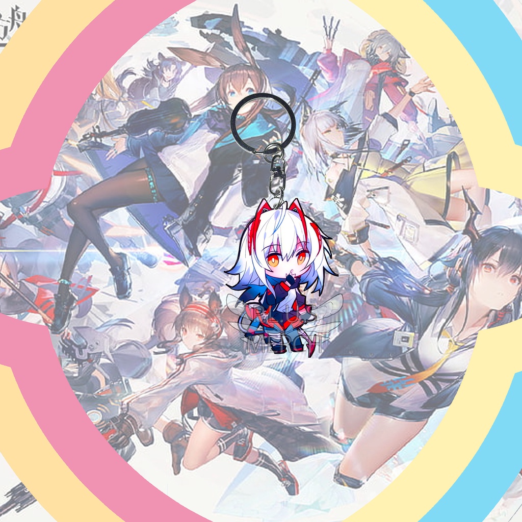 พวงกุญแจ GANTUNGAN Arknights W - พวงกุญแจ - ของที่ระลึก - อะนิเมะ - พวงกุญแจ - พวงกุญแจอนิเมะ