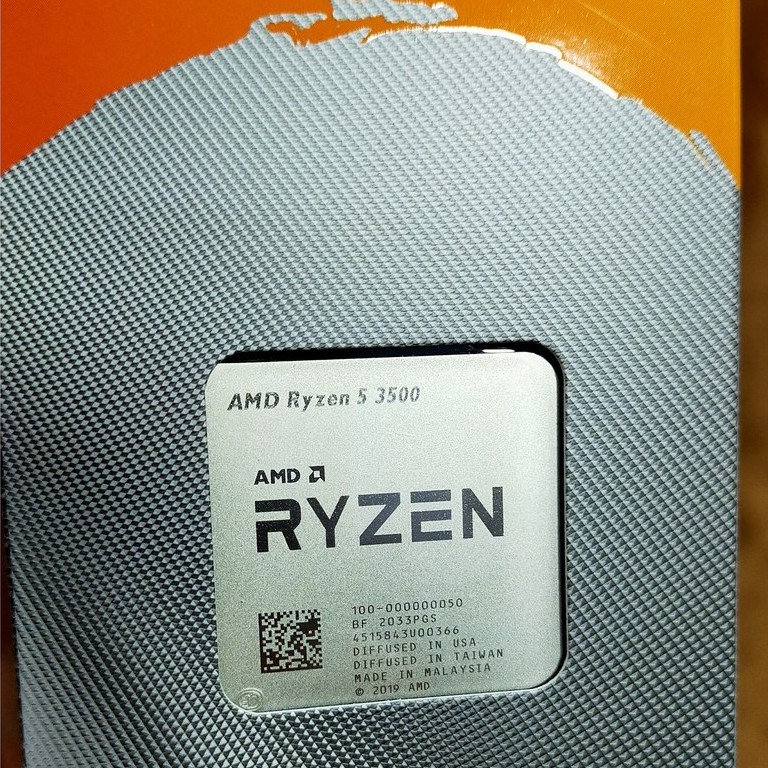 AMD Ryzen 5 3500 6C/6T 3.6GHz (Boost 4.1GHz) R5 3500 AM4 (ของใหม่ มือ1 ...