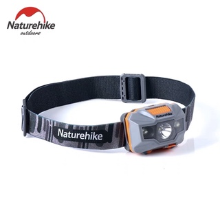 ไฟคาดหัว ชาร์จ USB กันน้ำได้ (Grey) Naturehike Lightweight rechargeable headlamps