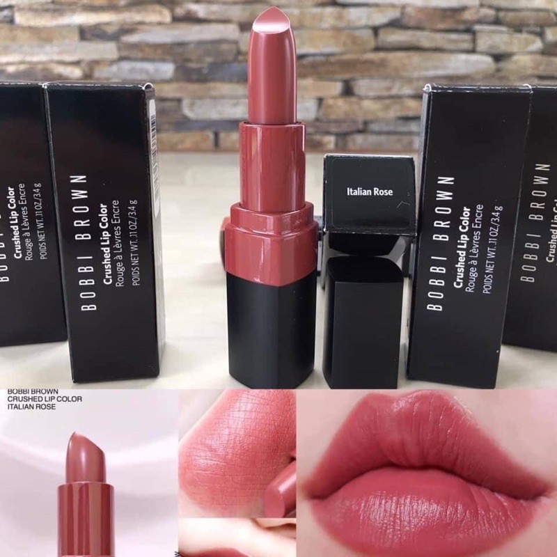 Bobbi Brown Crushed Lip color Italian Rose Shopee Thailand