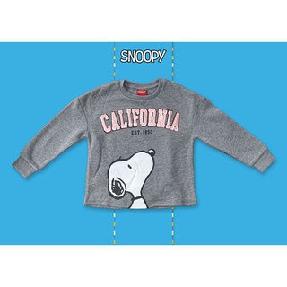 ✅ [3-8Y] Snoopy Grey California Sweatshirt เสื้อกันหนาว สนูปปี้