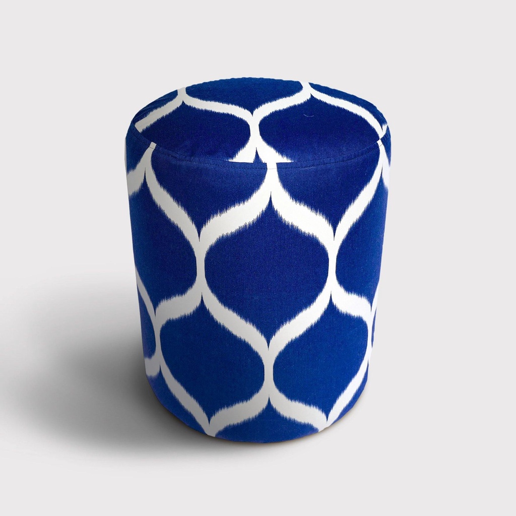 Damascus Porcelain base + Cover (Jim Thompson fabric)