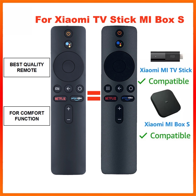 ใหม่ XMRM-00A กล่องรับสัญญาณทีวี บลูทูธ ควบคุมด้วยเสียง Google Assistant MI Box S MI TV Stick MDZ-22-AB MDZ-24-AA สําหรับ Xiaomi MI Box S XMRM-006