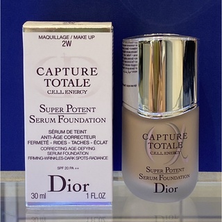 Dior CAPTURE TOTALE SUPER POTENT SERUM FOUNDATION# 2W