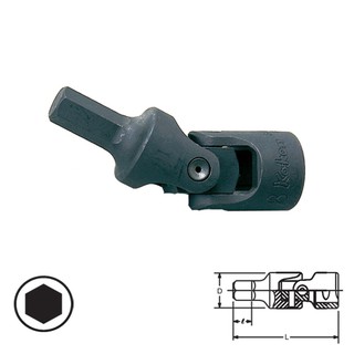 KOKEN 3430M-8 ข้ออ่อน เดือยโผล่ 6P 3/8"-8mm| MODERTOOLS OFFICIAL