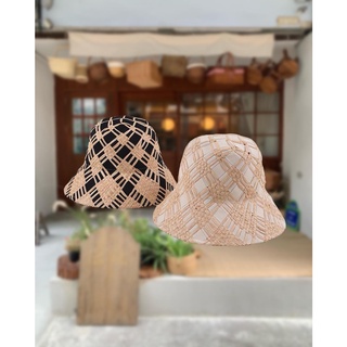 Tinytreetown - Parisian straw bucket hat