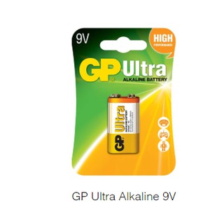 ถ่าน อัลคาไลน์  C,D,9V Battery GP(Hongkong) Ultra Alkaline