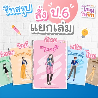 ชีทสรุปวิชาพื้นฐาน ป.6 (แบบแยกวิชา)