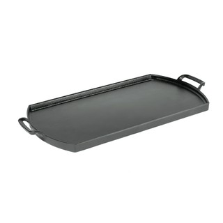 Lodge Cast Iron Blacklock *77* 10x20 Inch. Double Burner Griddle กระทะย่างไม่มีลาย 10x20 นิ้ว BL77DGINT