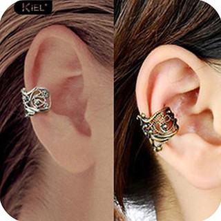 Kiel Retro Punk Hollow แกะสลักหูห้อยคอ Ear Ear Ear-Hook Ear