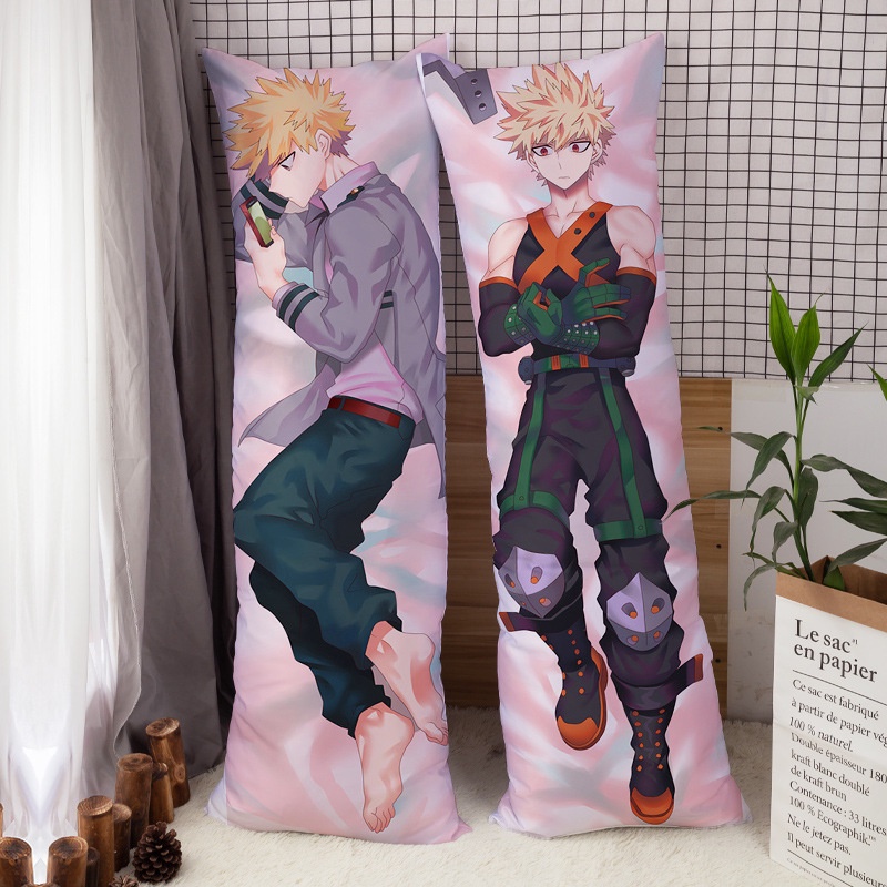 ญี่ปุ่นอะนิเมะ My Hero Academia Bakugou Katsuki Dakimakura Todoroki Shoto หมอน Boku No Hero