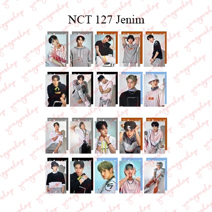 [READY / SET] 127 X JENIM PHOTOCARD FAN MADE UNOFFICIAL YANGPASHOP NSEO JAEHYUN TAEYONG MARK