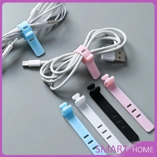 สายรัดซิลิโคน อุปกรณ์สำหรับรัดสายหูฟัง ที่เก็บสายดาต้า silicone cable winder