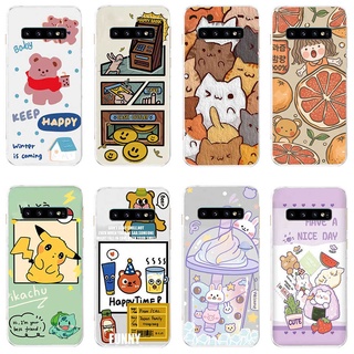 Samsung Galaxy s10 plus s10e เคส TPU นิ่ม ซิลิโคน ป้องกัน เคสโทรศัพท์