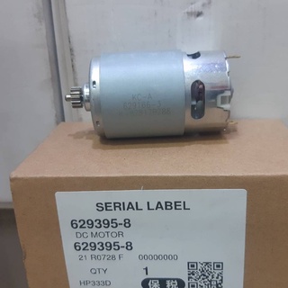 Makita  serial model HP 333D / DF 333D part no. 629395-8 อะไหล่มอเตอร์ พร้อม เฟือง ขนาด 12 โวลล์ รุ่น HP 333D , DF333