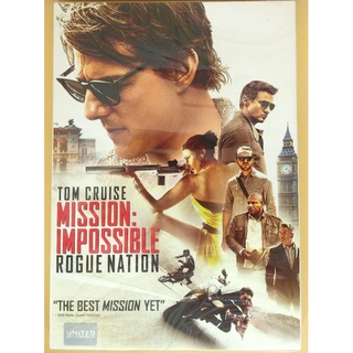 DVD 2 ภาษา - Mission Impossible 5: Rogue Nation ปฏิบัติการรัฐอำพราง