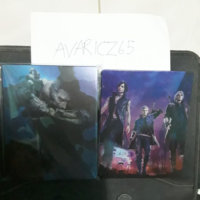 กล่องเหล็กเกมส์หายาก Rare Ps4 Steelbook Devil may cry 5 คู่กับ Sekiro Shadows Die Twice ไม่รวมแผ่นเก