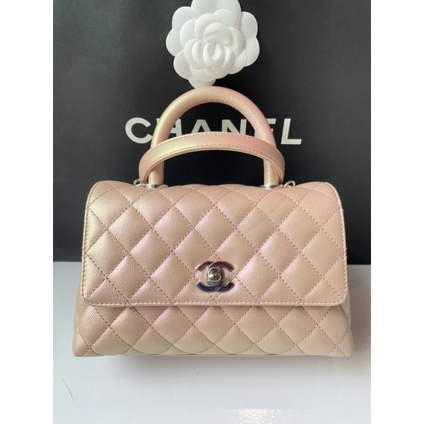Newww Chanel coco 9.5 Pink Irridescent