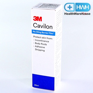 Cavilon No Sting Barrier Film 28 mL Protects Skin คาวิลอน โน สติง ฟิล์มเหลวเคลือบผิว ไม่แสบ