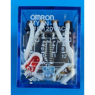 Relay รีเลย์ MY4N OMRON Coil 110VAC