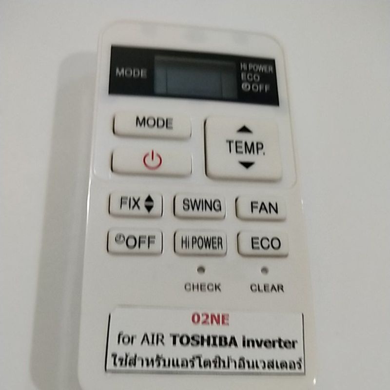 รีโมทแอร์ Toshiba Inverter/HITACHI ใช้งานได้เลย
