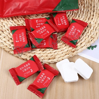 Yuki ผ้าขนหนูอัดเม็ด ผ้าอเนกประสงค์ ผ้าพกพา แพ็ค 20 เม็ด Com…