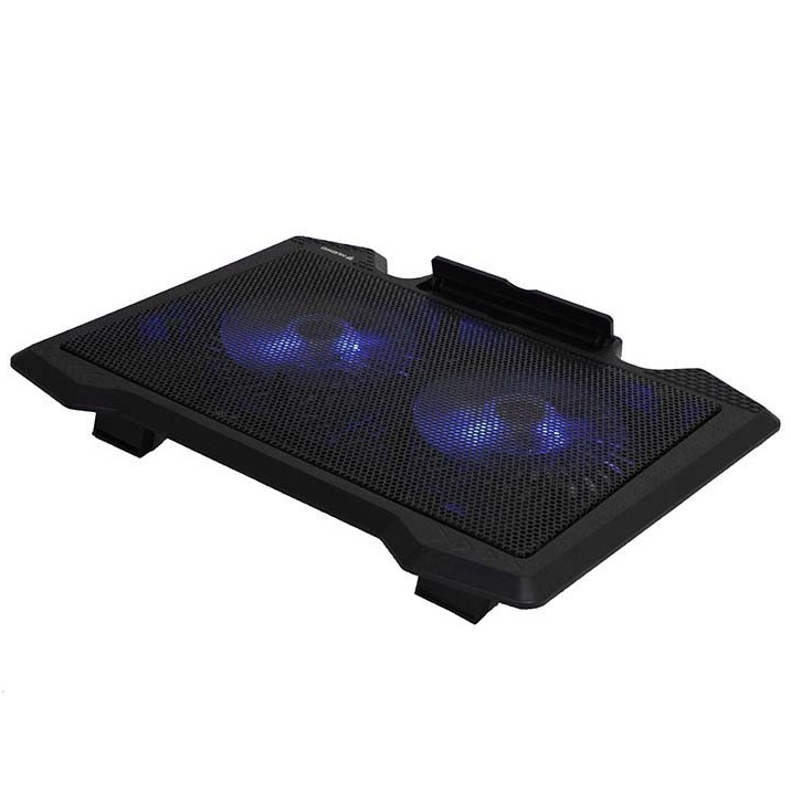 Cooler Pad (2 Fan) 'NUBWO' NF-233 IGRIS Black