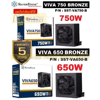 650W | 750W POWER SUPPLY (อุปกรณ์จ่ายไฟ) SILVERSTONE รุ่น VIVA (80+ Bronze)-ประกัน 5 ปี