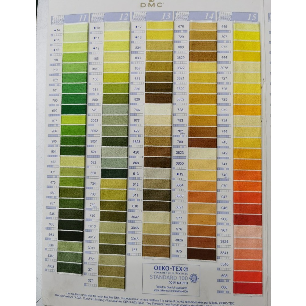 ไหมปักครอสติส DMC เบอร์25 ไจเล็ก (ยาว 8 เมตร) - รูปที่ 6