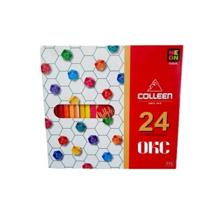 ดินสอสี Colleen 24 สี No.775 ( 1 กล่อง )