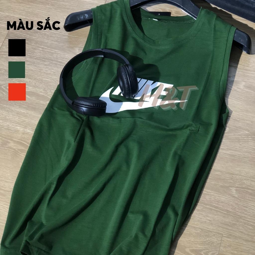 เสื้อกล้ามผู้ชาย - เสื้อกีฬาผู้ชาย TankTop ทําจากใยฝ้ายธรรมชาติ 100% - เสื้อผ้า H&T