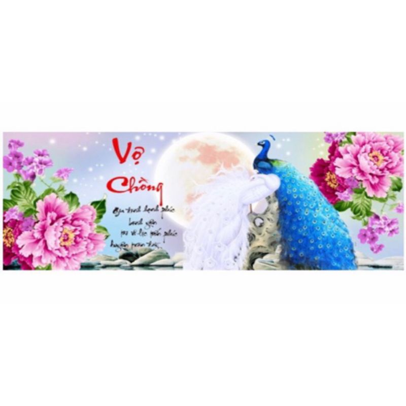 ภาพวาดปักคู่รัก LG 1102(110x50cm)